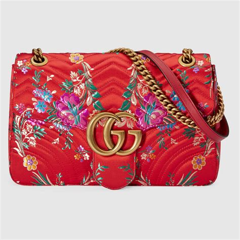 gucci handtas flowers|Gucci floral collection.